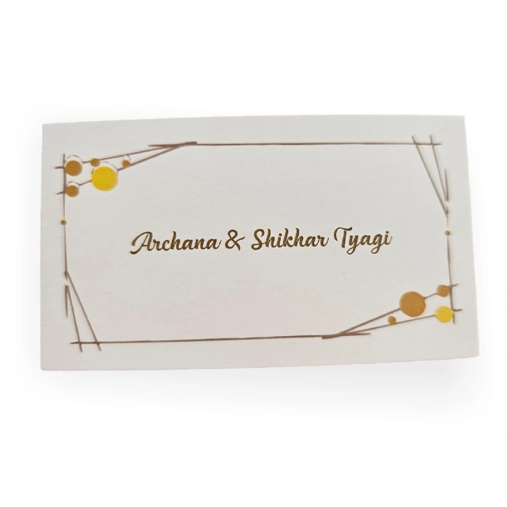 Personalized Printed Card